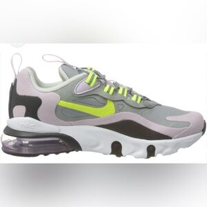 Nike Air Max 270 React Grey Lilac Volt 3Y